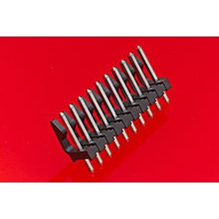 Molex Board Connector, 20 Contact(S), 1 Row(S), Male, Straight, 0.156 Inch Pitch, Solder Terminal,  26481205